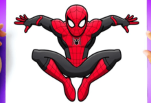 Simple:7barsug8u0w= Spiderman Drawing