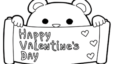 Free Printable:2pvtlnqc5ei= Valentines Coloring Pages