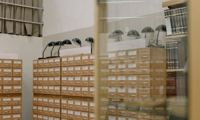 archive numbers with detailed review notes