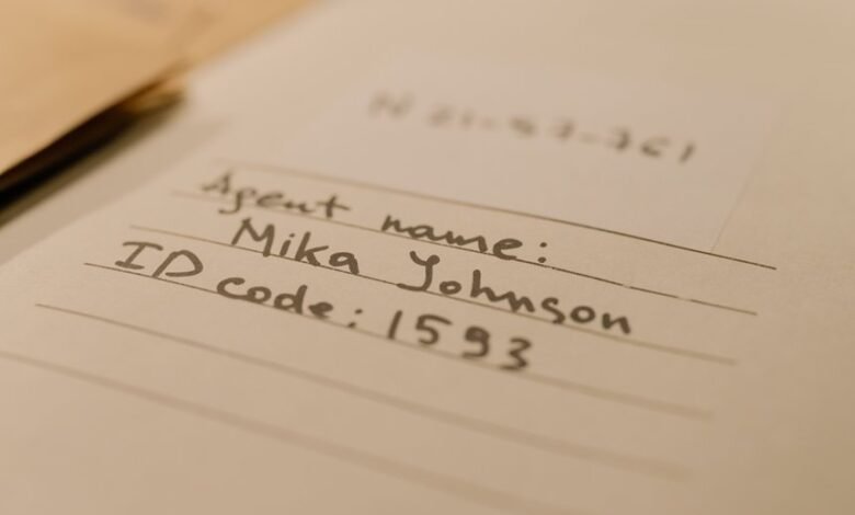 review official number registry entries